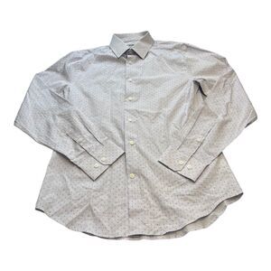 Express Button Up Shirt Men’s Small Multicolor Stretch 14-14 1/2